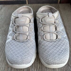 Skechers slip-on tennis (mules), almost new, size 6.5